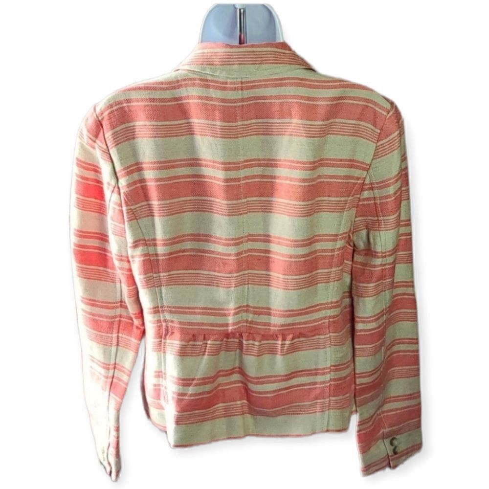 LOFT Linen Blend Jacket Size 6 NEW - Picture 2 of 6